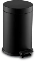 Day-co metal ALDDM0106B Rozsdamentes acél pedálos szemetes, kivehető műanyag vödörrel, 20l, fekete kép