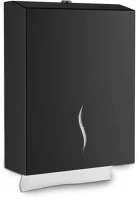 Day-co metal H65DM0903VB Dayco Rozsdamentes acél hajtogatott kéztörlő adagoló, fekete, 600 lapos kép