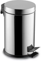 Dayco DA503XSZADDM0107 Rozsdamentes acél pedálos szemetes, kivehető műanyag vödörrel, 30l kép