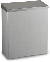 Dayco DA503XSZADDM0911C Falra szerelhető rozsdamentes acél szemetes, fedéllel, 7 literes kép