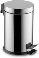 Dayco DM0106 Rozsdamentes acél pedálos szemetes, kivehető műanyag vödörrel, 20l kép