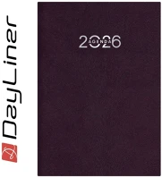 Dayliner DL6AG-ANFA5HE-RP Határidőnapló animal a5 heti, fehér lapokkal redpanda bordó  2026. kép