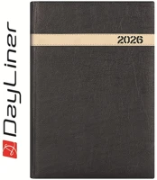 Dayliner DL6AG-BOFA5NA-FK Határidőnapló the boss a5 napi, fehér lapokkal fekete  2026. kép