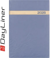 Dayliner DL6AG-BOFA5NA-JE Határidőnapló the boss a5 napi, fehér lapokkal jeans  2026. kép