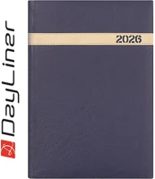 Dayliner DL6AG-BOFA5NA-KK Határidőnapló the boss a5 napi, fehér lapokkal kék  2026. kép