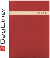 Dayliner DL6AG-BOFB5HE-BO Határidőnapló the boss b5 heti, fehér lapokkal bordó  2026. kép