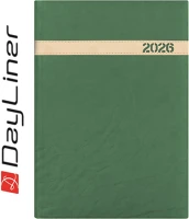 Dayliner DL6AG-BOFB5HE-ZO Határidőnapló the boss b5 heti, fehér lapokkal zöld  2026. kép