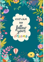 Dayliner DL6AG-COFA5HE-FY Határidőnapló colors a5 heti, fehér lapokkal fantasy  2026. kép