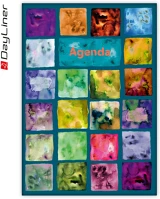 Dayliner DL6AG-COFA5HE-PN Határidőnapló colors a5 heti, fehér lapokkal paint  2026. kép