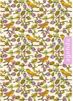 Dayliner DL6AG-COFA5NA-NRLI Határidőnapló colors a5 napi, fehér lapokkal nature lila  2026. kép