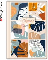 Dayliner DL6AG-COFA5NA-PM Határidőnapló colors a5 napi, fehér lapokkal palm  2026. kép