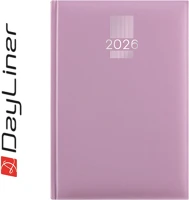 Dayliner DL6AG-MPCA5HE-LI Határidőnapló mypastel a5 heti, krémszínű lapokkal lila  2026. kép