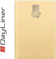 Dayliner DL6AG-MPCA5HE-SA Határidőnapló mypastel a5 heti, krémszínű lapokkal sárga  2026. kép