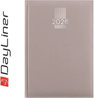 Dayliner DL6AG-MPCA5NA-SZ Határidőnapló mypastel a5 napi, krémszínű lapokkal szürke  2026. kép