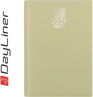 Dayliner DL6AG-MPCA5NA-ZO Határidőnapló mypastel a5 napi, krémszínű lapokkal világoszöld  2026. kép