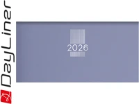 Dayliner DL6AG-MPCZSFE-KK Zsebnaptár mypastel fekvő heti, krémszínű lapokkal kék  2026. kép