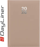 Dayliner DL6AG-PAFA5HE-NT Határidőnapló pannon a5 heti, fehér lapokkal natúr  2026. kép