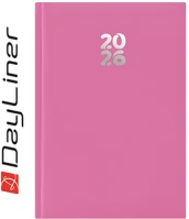 Dayliner DL6AG-PAFA5NA-FC Határidőnapló pannon a5 napi, fehér lapokkal fuchsia  2026. kép