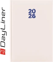 Dayliner DL6AG-PAFA5NA-HH Határidőnapló pannon a5 napi, fehér lapokkal fehér  2026. kép