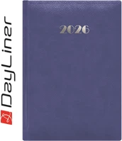 Dayliner DL6AG-PEFA5NA-KK Határidőnapló pellana a5 napi, fehér lapokkal kék  2026. kép