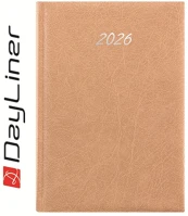 Dayliner DL6AG-RECB5HE-BE Határidőnapló rebel b5 heti, krémszínű lapokkal bézs  2026. kép