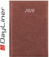 Dayliner DL6AG-RECB5HE-BO Határidőnapló rebel b5 heti, krémszínű lapokkal bordó  2026. kép