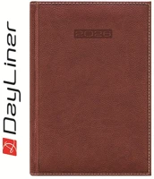 Dayliner DL6AG-SHCB5HE-BV Határidőnapló sherwood b5 heti, krémszínű lapokkal barnásvörös  2026. kép