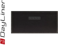 Dayliner DL6AG-SHCZSFE-FK Zsebnaptár sherwood fekvő heti, krémszínű lapokkal fekete  2026. kép