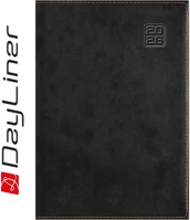 Dayliner DL6AG-SQFA5NA-FK Határidőnapló square a5 napi, fehér lapokkal fekete  2026. kép