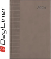 Dayliner DL6AG-TUFA5NA-SZ Határidőnapló tucson a5 napi, fehér lapokkal szürke  2026. kép