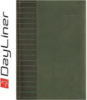 Dayliner DL6AG-TUFB5HE-ZO Határidőnapló tucson b5 heti, fehér lapokkal zöld  2026. kép