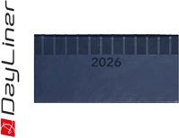 Dayliner DL6AG-TUFZSFE-KK Zsebnaptár tucson fekvő heti, fehér lapokkal kék  2026. kép