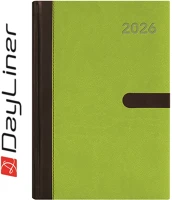 Dayliner DL6AG-WIFA5HE-ZO Határidőnapló winner a5 heti, fehér lapokkal zöld  2026. kép
