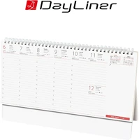 Dayliner DL6AS-CUFAL-HH Asztali naptár club 320 x 150 mm, fehér lapokkal club álló  2026. kép