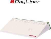 Dayliner DL6AS-KOCFE-ZO Asztali naptár kódex 320 x 150 mm, fekvő zöld műbörrel borított kép