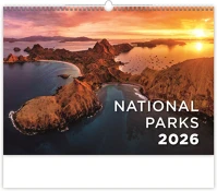 Dayliner DL6FA-H132 Falinaptár képes 450 × 315 mm, fehér lapokkal national parks  2026. kép