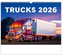 Dayliner DL6FA-H155 Falinaptár képes 450 × 315 mm, fehér lapokkal trucks in action  2026. kép