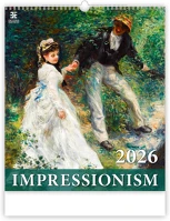 Dayliner DL6FA-H255 Falinaptár képes 450 × 520 mm, fehér lapokkal impressionism  2026. kép