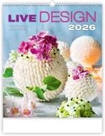 Dayliner DL6FA-H260 Falinaptár képes 450 × 520 mm, fehér lapokkal live design  2026. kép