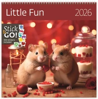 Dayliner DL6FA-HLP04 Falinaptár képes 300 x 300 mm, fehér lapokkal little fun  2026. kép