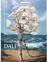 Dayliner DL6FA-S06 Falinaptár képes 420 × 560 mm, fehér lapokkal salvador dalí   2026. kép