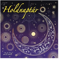 Dayliner DL6FA-S54 Falinaptár képes 300 x 300 mm, fehér lapokkal holdnaptár  2026. kép