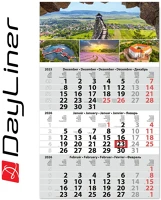 Dayliner DL6SP-1PRCA-MA Speditőr naptár 1 tömb, 3 hónap primus classic 300 kép