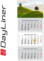 Dayliner DL6SP-30H3-HA Speditőr naptár 3 tömb, 3 hónap sp-30 330 kép