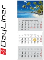 Dayliner DL6SP-30H3-VI Speditőr naptár 3 tömb, 3 hónap sp-30 330 kép