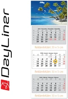 Dayliner DL6SP-3H3-VI Speditőr naptár 3 tömb, 3 hónap sp-3 330 kép