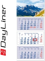 Dayliner DL6SP-3MACU-HE Speditőr naptár 3 tömb, 3 hónap maxi club 350 kép