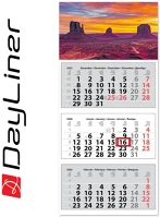 Dayliner DL6SP-3MECA-HA Speditőr naptár 3 tömb, 3 hónap medium classic 350 kép