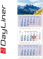 Dayliner DL6SP-3MECU-HE Speditőr naptár 3 tömb, 3 hónap medium club 350 kép