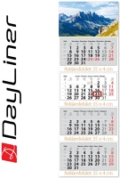 Dayliner DL6SP-4SMCA-HE Speditőr naptár 4 tömb, 4 hónap szuper maxi 350 kép